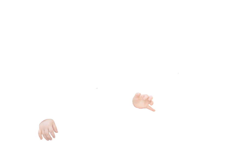 Colour picture of a girls hands