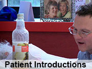 Doctor talking to patient