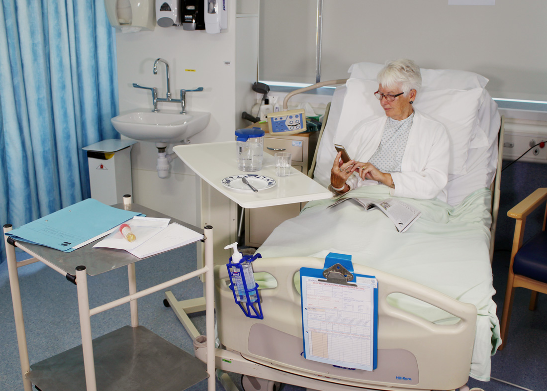 Florence in the admissions ward