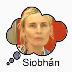 Siobhan and mary discuss bubble