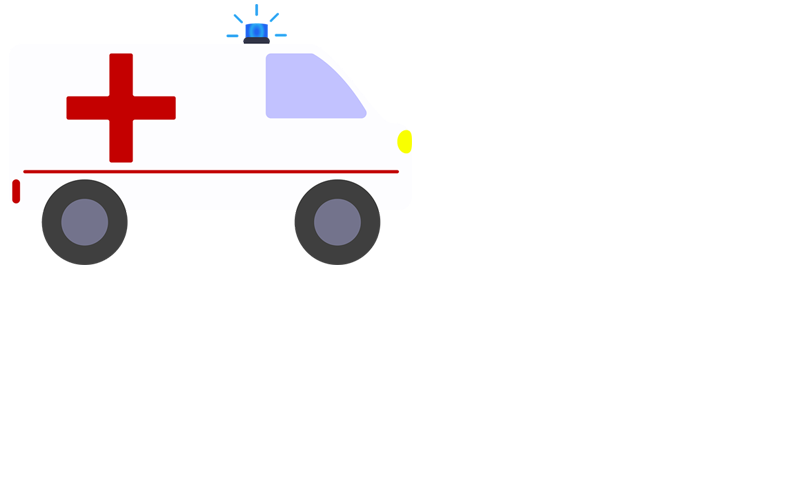 An ambulance