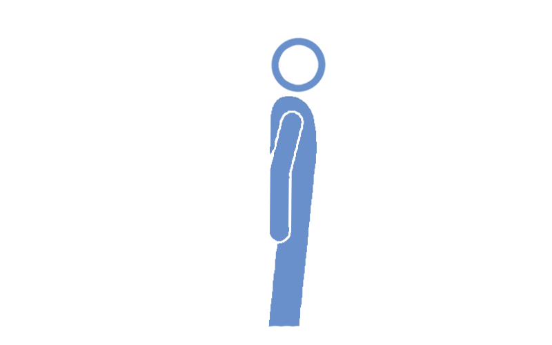 Icon of man standing sideways