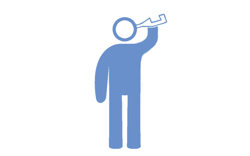 A man drinking an empty bottle