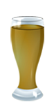 Half pint of regular beer, cider or lager.