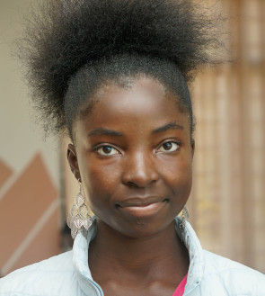 Female student stating covid vaccinations are dangerous.