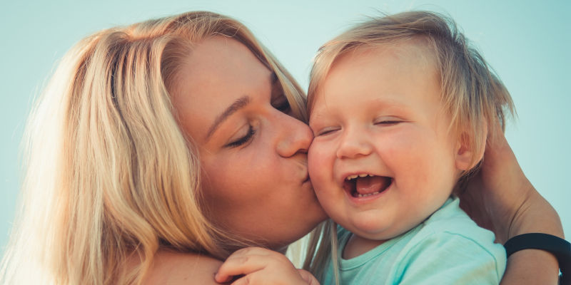 picture of Annie with her 12-month old baby boy