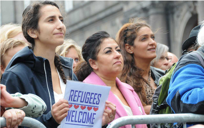 Rahin and her family safely altogether.