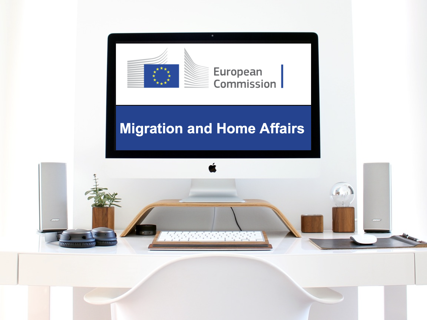 Faris having a discussion with the NGO worker.