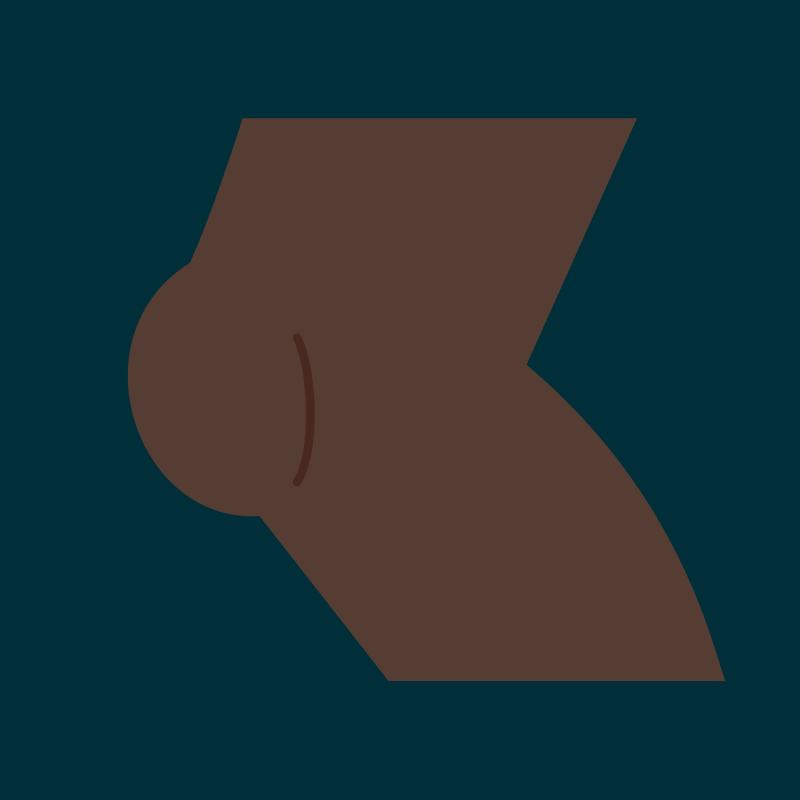 Background for knee flip card