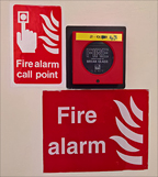 Fire alarm button