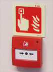 Fire alarm button