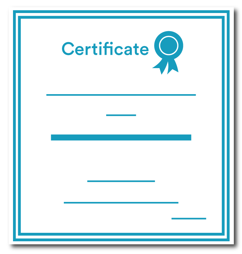 example certificate