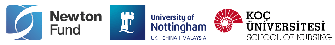 The Funding and Partners logo - The Newton Fund (UK), The University of Nottingham (UK), KOC Universitesi (Turkey).