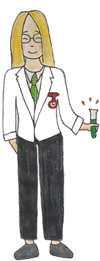 Researcher character illustration for Pragmative methods.