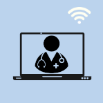 A remote consultation button.