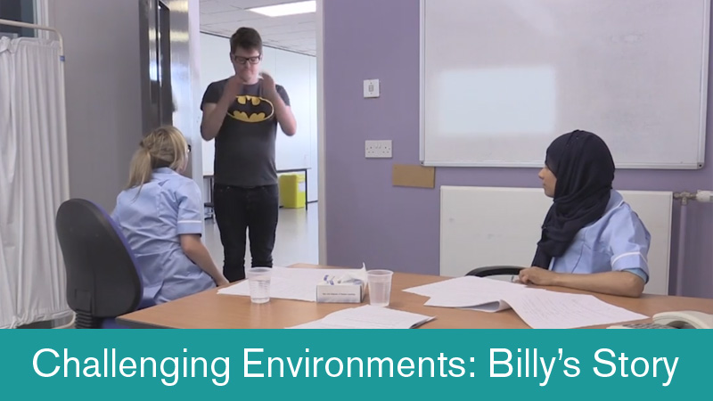 Challenging environments: Billy’s story