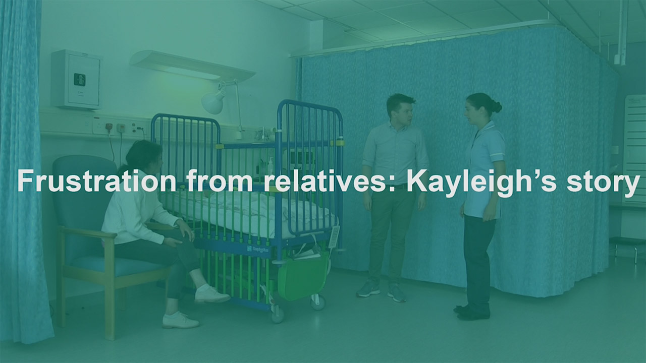 Challenging behaviour from relatives: Kayleigh's story