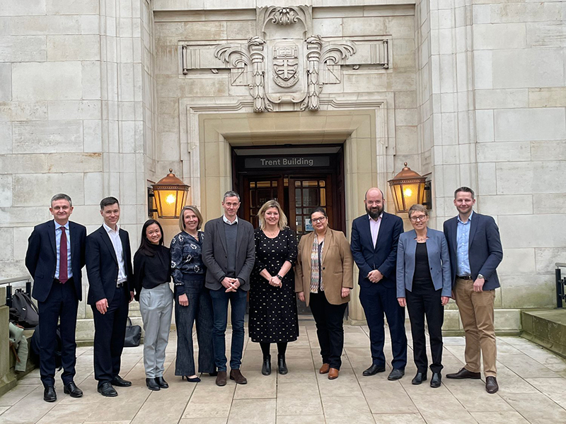 INFINITY team in front of Trent building