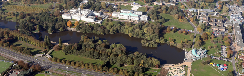 Aerial view of University Park campus