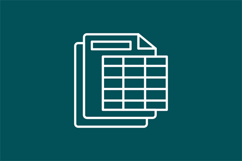 Table document icon