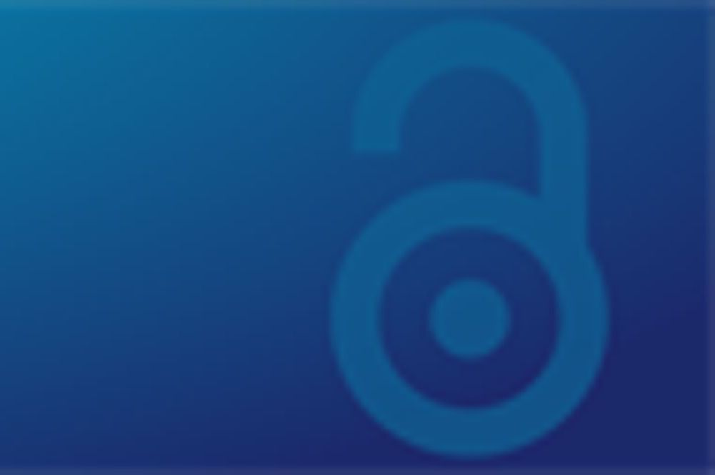 Open Access logo (open padlock) in blue