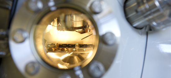 Sample Chamber of an XPS Instrument