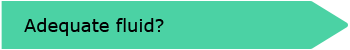 Adequate fluid
