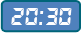 2030 digital clock