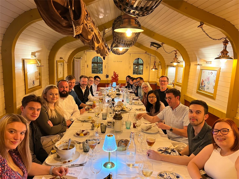 UoN and NPL having a joint dinner together at the SIMS international conference 2024.