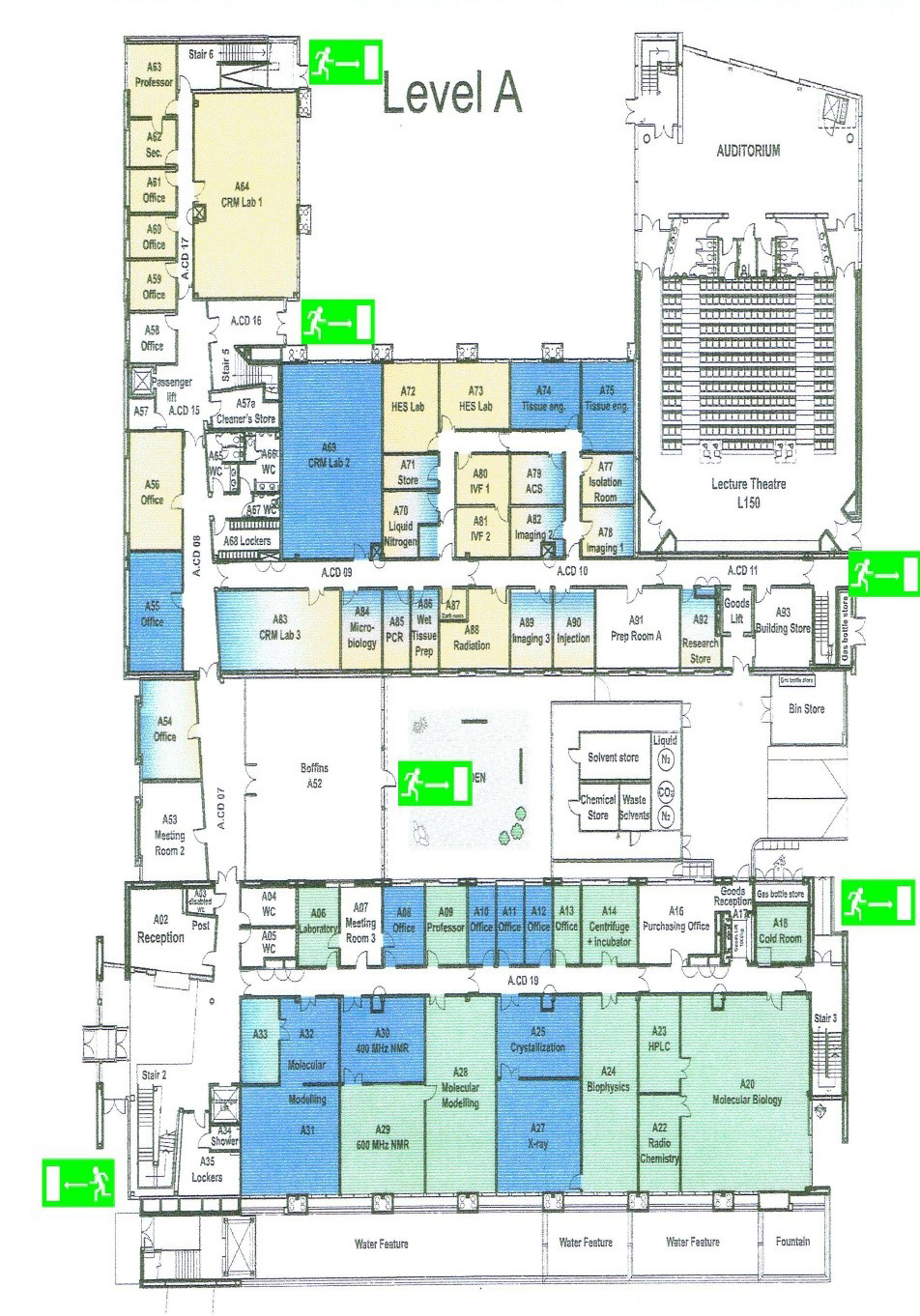 Biomolecular sciences - floor plan