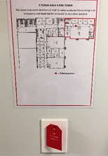 Token available on all floors.