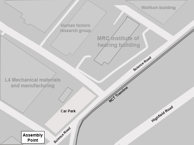 Hearing science building assembly point