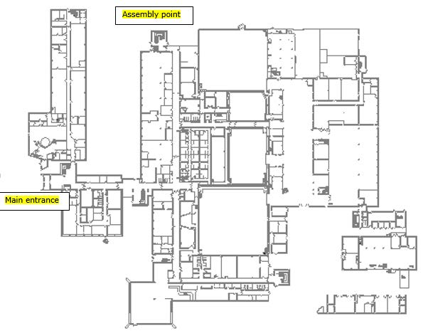 Fire safety procedure plan for the QMC