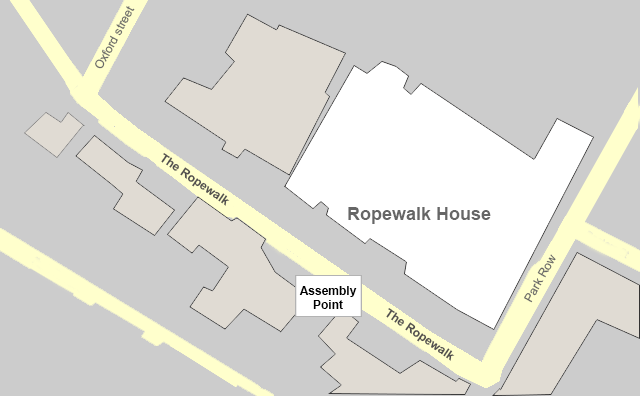 Ropewalk building - assembly point