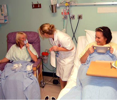 patient sitting in chair and patient sitting in chair