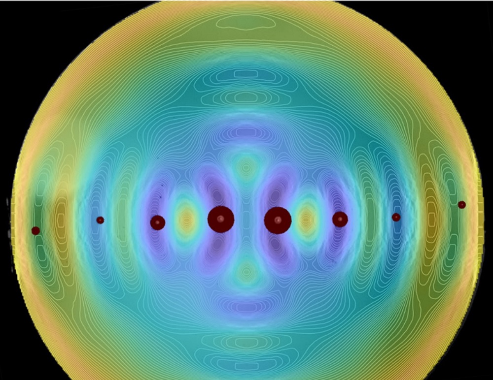 Non-contact manipulation of levitated materials