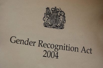 Close up of the gender recognition act legislation
