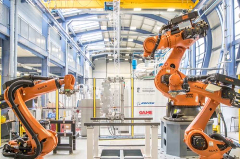 Digital manufacturing robots
