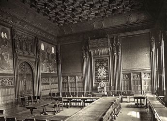 Photograph of the King’s Robing Room, Palace of Westminster (c.1910)