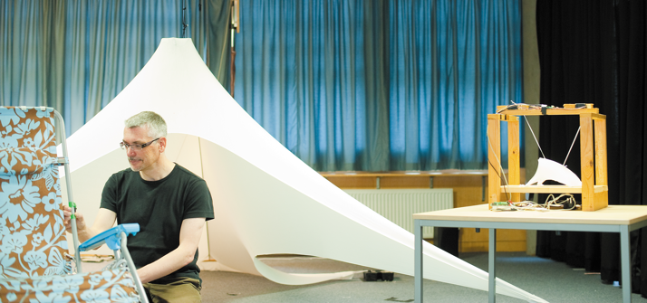 Steve Benford with ExoBuilding