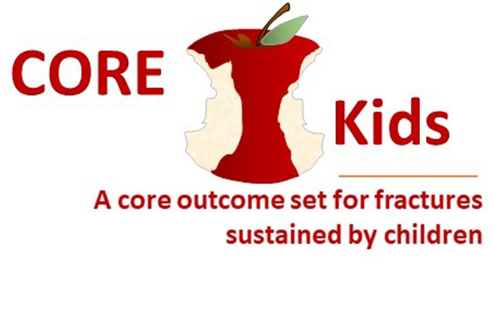 CORE Kids: A core outcome set for fractures sustained by children logo