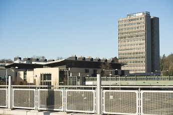 Tower Building with QMC Bridge in front