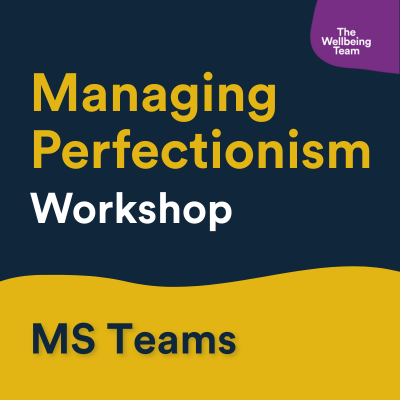 Managing Perfectionism