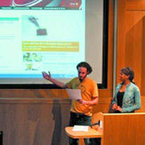 Giving a presentation