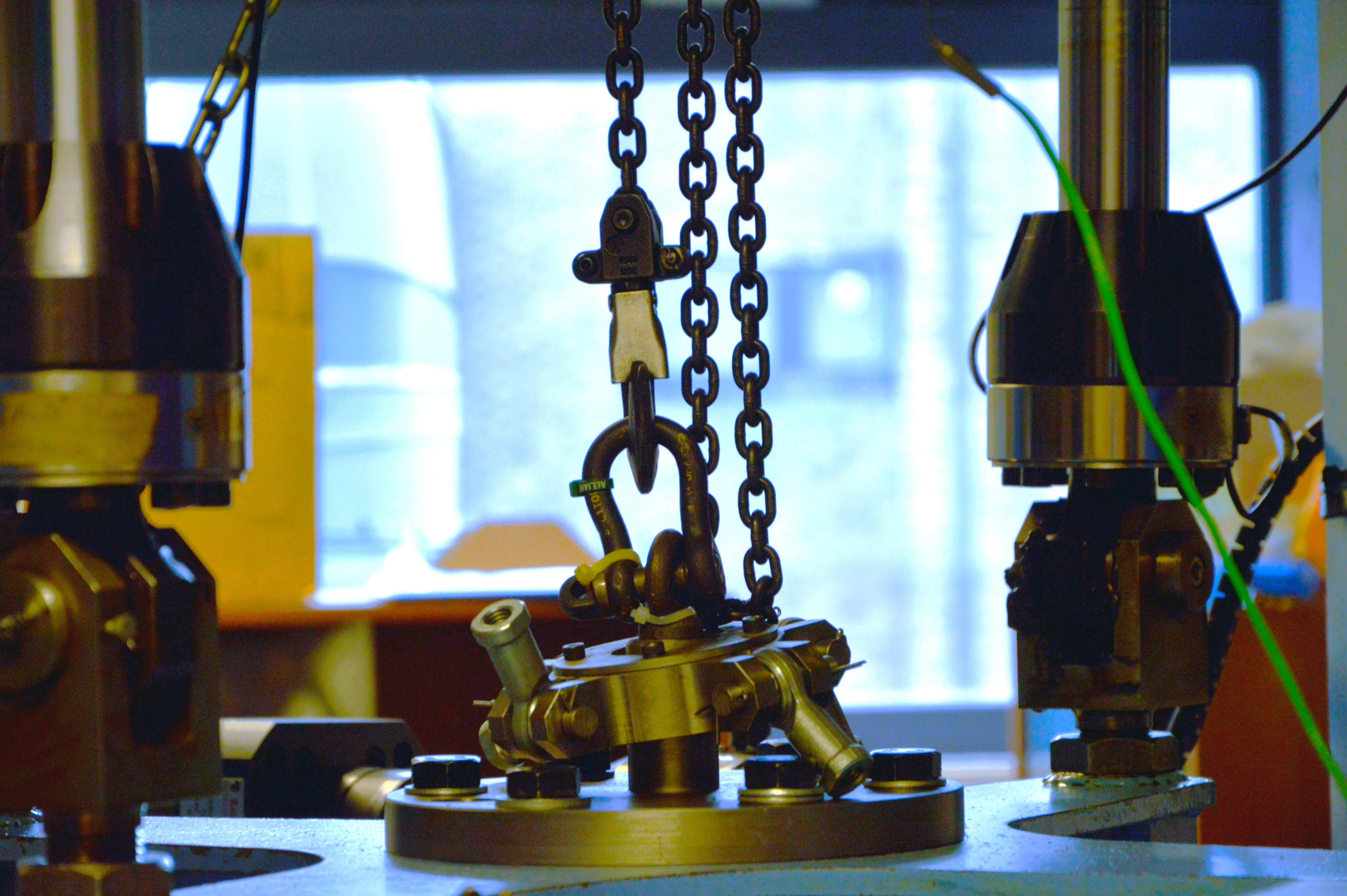 A rig with two shafts